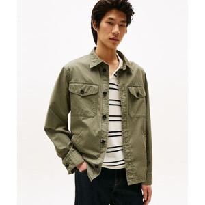 타미힐피거 TOMMY HILFIGER 코튼 트윌 셔츠재킷 (T12F6WOT390MT1PLI) T12F6WOT390MT1PLI 453888