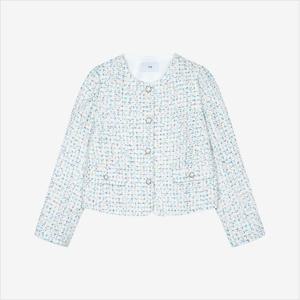 [씨]컬러 믹스 트위드 자켓 SKJAB2101