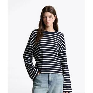 타미힐피거 TOMMY HILFIGER 모던 스트라이프 롱 슬리브 (T22F6TTO032WT10X9) T22F6TTO032WT10X9 453889