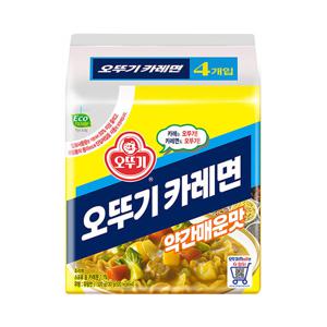 봉지라면 오뚜기 카레면 약간매운맛 130g 16개