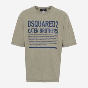 디스퀘어드2 그래픽 루즈핏 크루넥 티셔츠 S74GD1239S24318 695