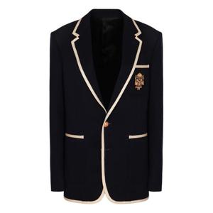 라프리마 셀린느 DIAGONAL 울 BLAZON 클래식 자켓 블레이즌 RV0LP092D 33NK