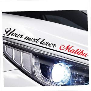 D24 말리부호환 흘림체 슬로건 로고 데칼스티커