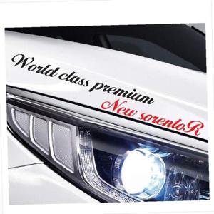 D24 뉴쏘렌토R호환 흘림체 슬로건 로고 데칼스티커