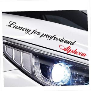 D24 알페온호환 흘림체 슬로건 로고 데칼스티커