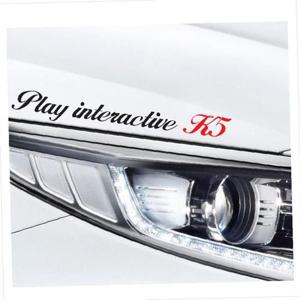 D24 K5호환 3세대 DL3 흘림체 슬로건 로고 데칼스티커