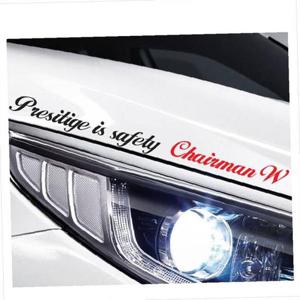 D24 체어맨호환 W호환 흘림체 슬로건 로고 데칼스티커