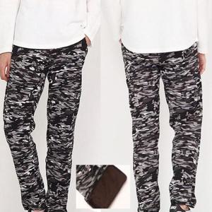 겨울바지 남성용 기모바지 융털바지 남자바지 밀리그레이(Free)