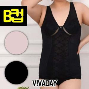 VIVADAY-RA09 B컵 빅사이즈 치마올인원 여성거들 여성팬티