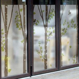 무점착투명시트_새들의자작나무_C01_W90xH180cm 안개시트지