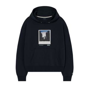 커버낫 COVERNAT [커버낫 X 요시고] 미드나잇 시티 폴라로이드 그래픽 후디 Dark Navy CO2503HDY2DN 452774