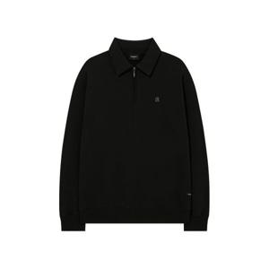 커버낫 COVERNAT 시그니처 심볼 카라 하프집업 맨투맨 블랙 CO2601CR23BK 452821