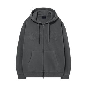 커버낫 COVERNAT CVNT 피그먼트 후드집업 Charcoal CO2501HZ37CH 453106