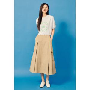 [JJ지고트]사이드 플랩 플레어 스커트(GP4A0SKR51)