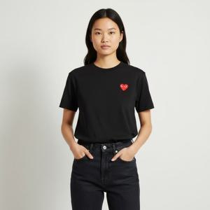 꼼데가르송 AX-T108-051 1 PLAY 플레이 레드 하트 와펜 공용 반팔티