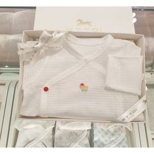 (에뜨와) (출산백일선물)(S)노마배내바디수트 (07R017903) (유아 출산 백일 돌선물 조카선물)