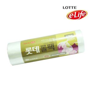 롯데 이라이프 위생롤팩 알뜰형_중 25cm x 35cm 500매