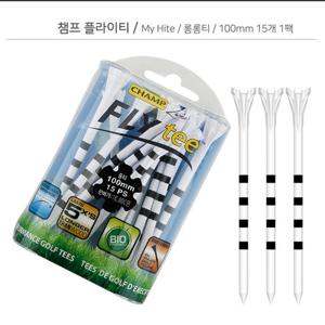 챔프 잘마 플라이티 My Hite 100mm 15개입 골프티