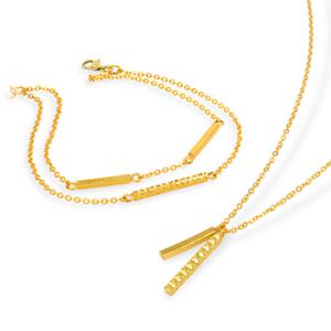 [골드모아] 순금 목걸이 팔찌 세트 15g [스틱]