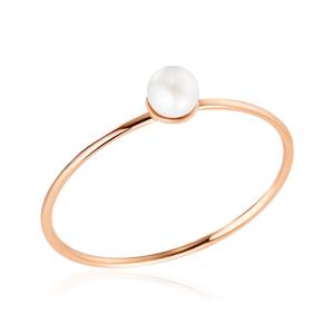 [비앤비골드] 14K 3mm 담수 진주 유닛 텐션링 반지 NPR21568