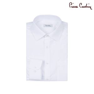 [피에르가르뎅] 화이트 사틴 노말핏 셔츠 PLDS1901