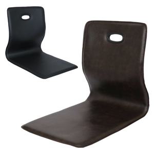 더조아 레자좌식의자 브라운 편한 등받이 쿠션 좌식의자