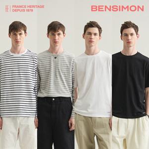 벤시몽 25SS 남성 스트라이프 티셔츠 4종