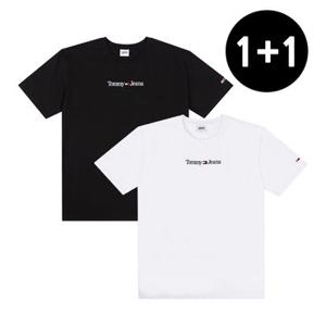 1+ 1 타미진스 커플티셔츠 남녀공용 반팔티셔츠