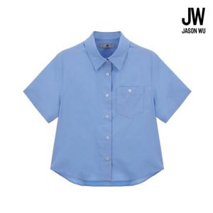 제이슨우 26SS Ayla 코튼 하프슬리브 크롭 셔츠 3종