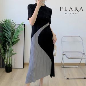 [플라라]플라라 (77까지)웨이라인플리츠원피스_PK2MOP001C