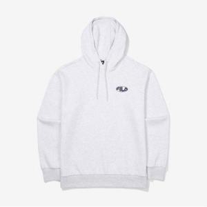 [FILA] 로고 면혼방 후드티 (FS2POF3105X_WTM)
