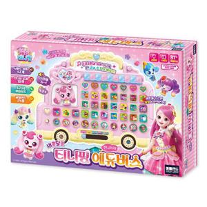 [애들랜드]새콤달콤 티니핑 한글버스 에듀버스 한글 숫자 공부