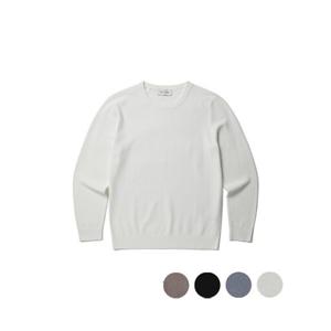 [에디션앤드지]베이직 조직 라운드 니트 4종 NEE1ER1902