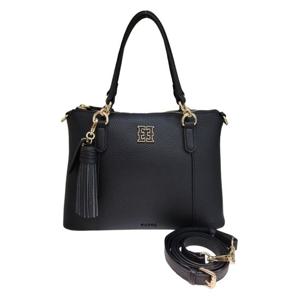 [에스콰이아]24SS 신상 내츄럴 소프트 테슬 포인트 여성 토트 크로스백 ECDSHB670BK