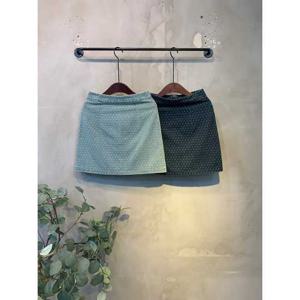 씨샵인더룸 / 루디 도트 데님 미니 스커트 2color C