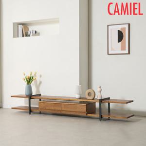 앨비노2 24T 고무나무 2400 2단 서랍형 거실장(TG_SN0226)