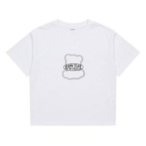 에꼴리에 세이브존03 4부 라인 캐릭터 베이직 티셔츠 24B1463-WT