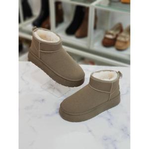 [한슈]한슈 세이브존07 퍼안감 방한 숏부츠 4cm HS09521vg (1760