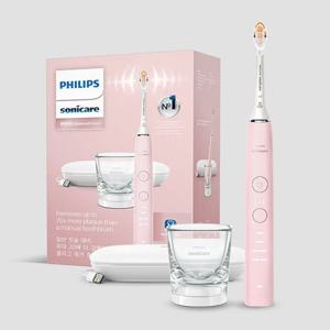 필립스 소닉케어 다이아몬드클린 9000 전동칫솔 HX9914/핑크