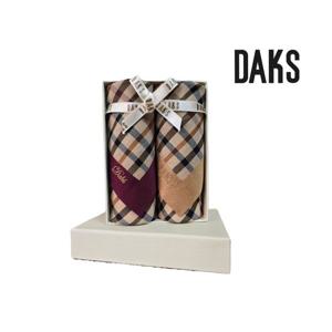 [닥스(손수건)]2매 기본체크 남녀 손수건세트 6종 택1