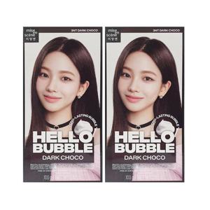 미쟝센 뉴 헬로버블 3NT 다크초코턴컬러 30g x2