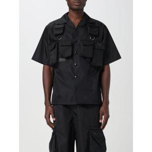 프라다 반팔 셔츠 SC768 1WQ8 F0002 BLACK DOM