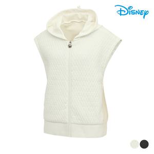 [디즈니골프]여성 캐릭터 스트링 후드 집업 패딩 조끼 DO3LJV009