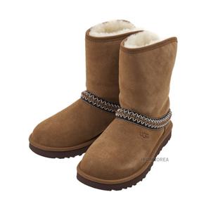 [어그] FW24 여성 클래식 폴더블 퍼 부츠 1161770 CHESTNUT