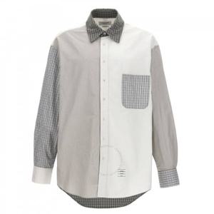 톰 브라운 펀믹스 오버사이즈 긴팔 셔츠 MWL381F-F0313-100