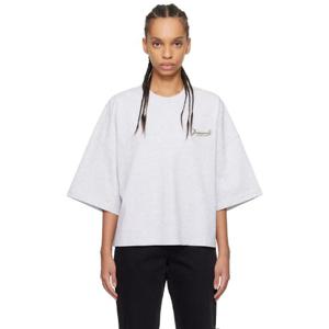 26 SS 쟈크뮈스 여성 그레이 더 코르토 티셔츠 251553F110019