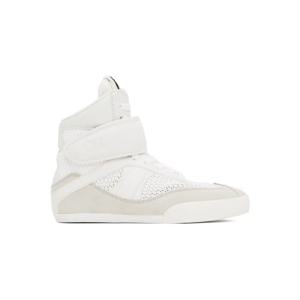 26 SS 끌로에 여성 화이트   베이지 끌로에 킥 스니커즈 251338F127001