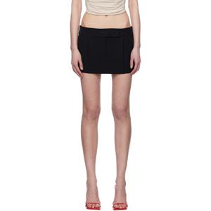 26 SS 알렉산더왕 여성 블랙 테일러드 미니 스코트 251187F090005