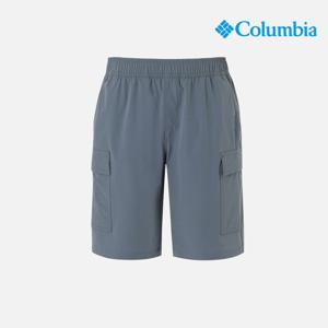 [컬럼비아] 키즈 우븐 카고 반바지_블루 (C62-YMK804)