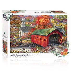 직소퍼즐 명화 풍경 전원 속 기차터널 1000피스 T-A10-1008